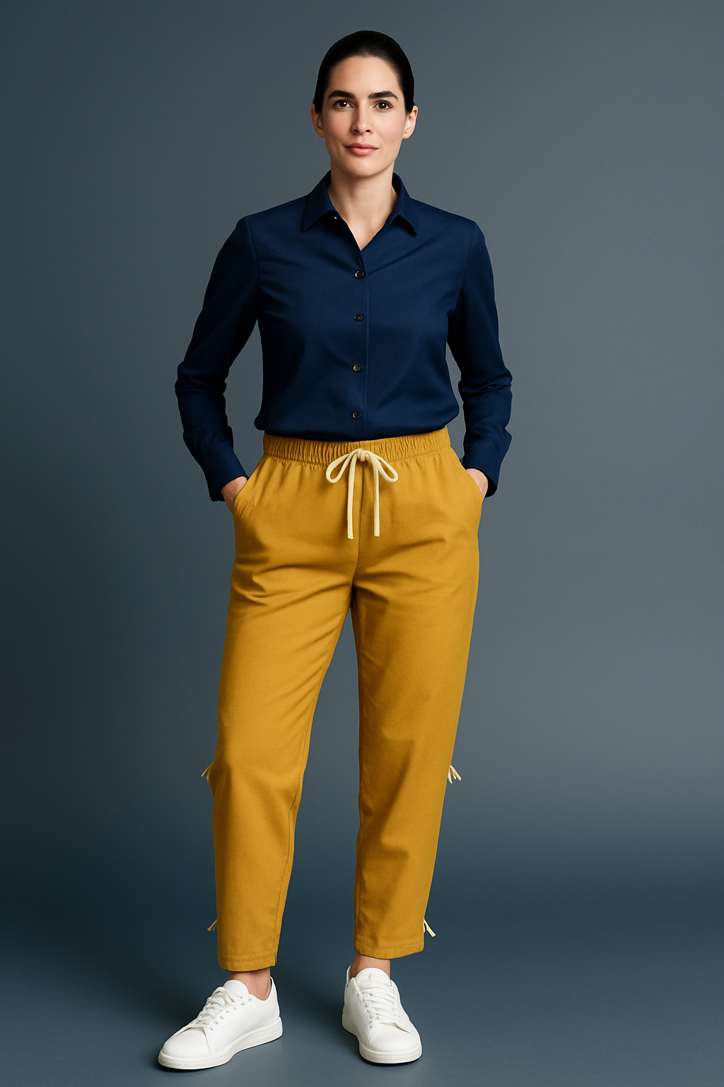 Luxury Side Ribbon Pants