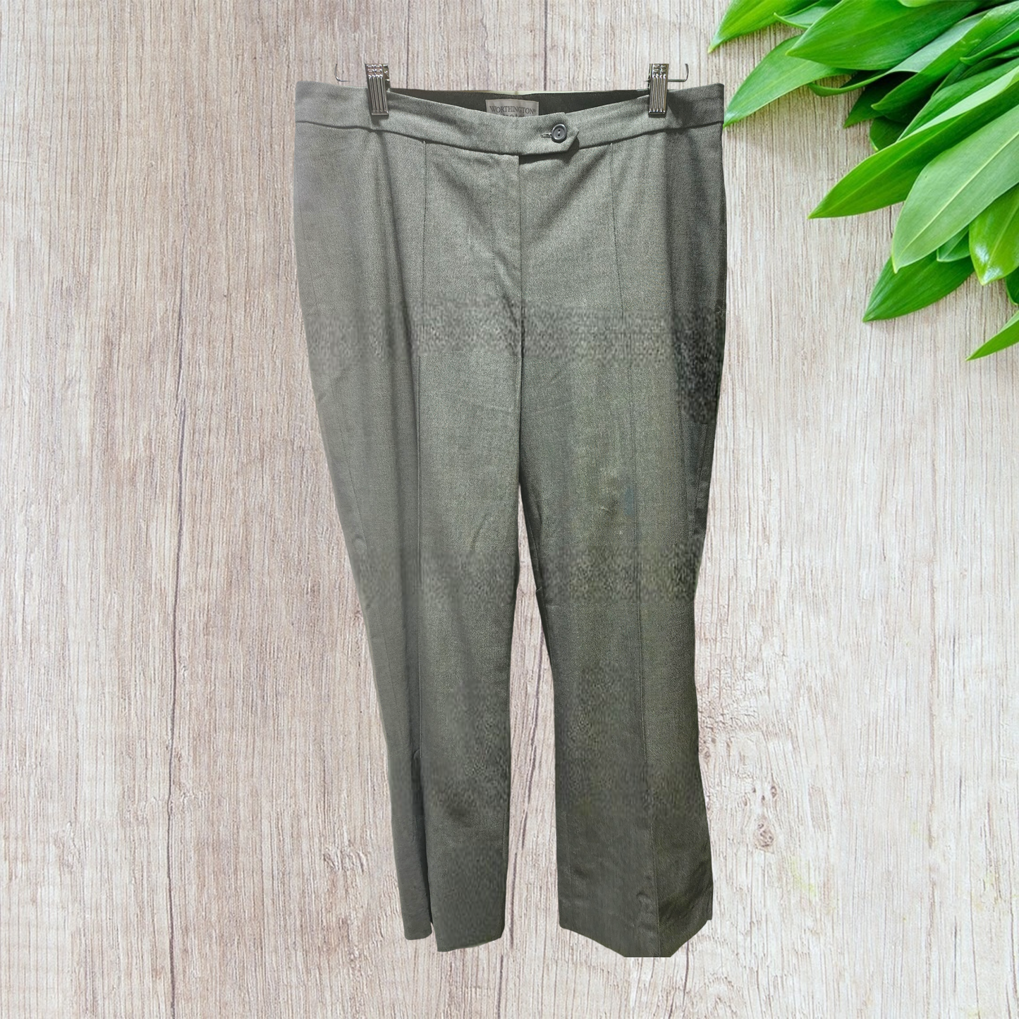 Imported Wide-Leg Pants