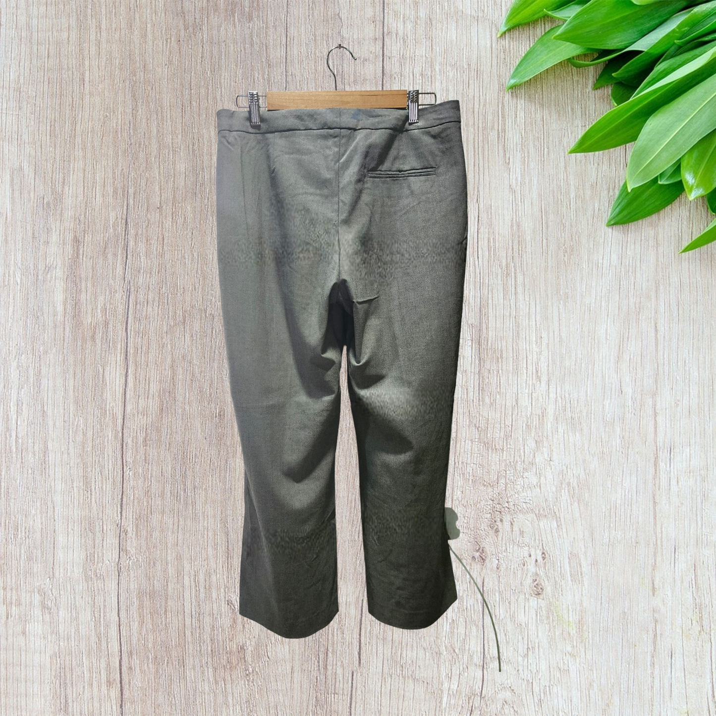 Imported Wide-Leg Pants