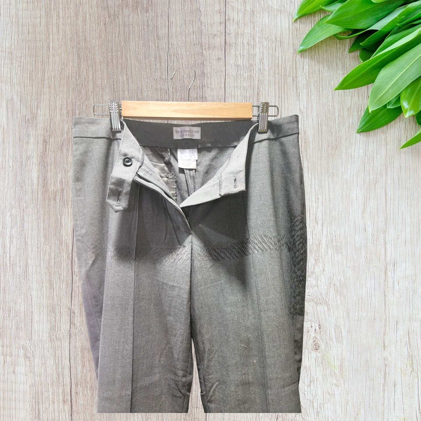 Imported Wide-Leg Pants