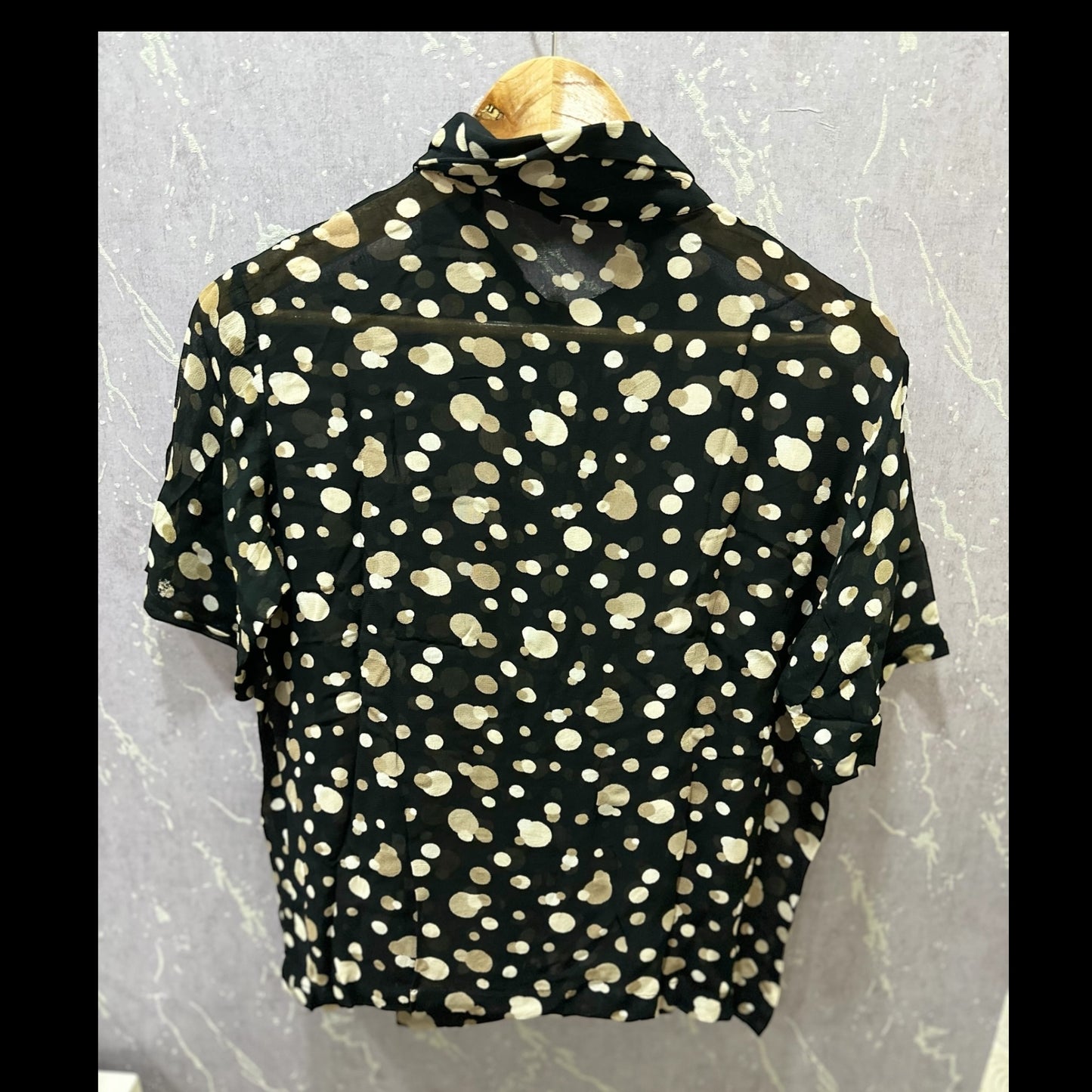 Black Polka Dots Shirt