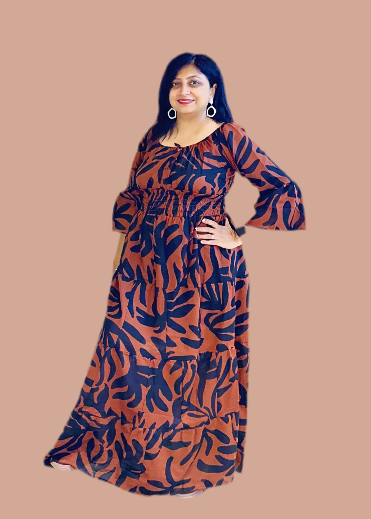 Brown Maxi Dress