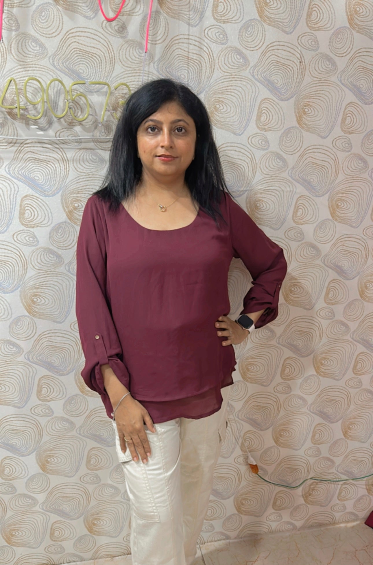 Wine Double Layer Top