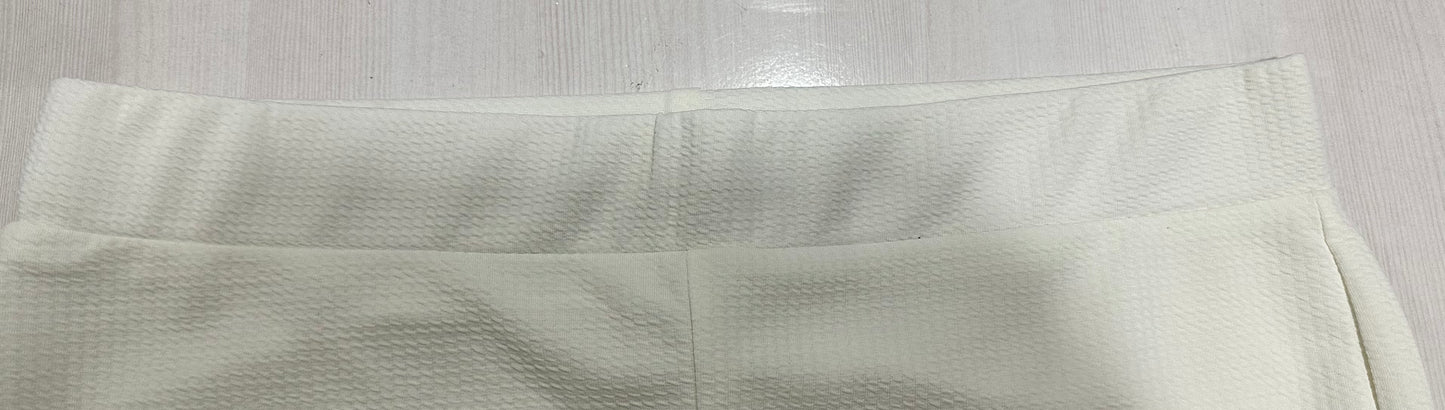 Anti-Wrinkle Off-White Bell Bottoms