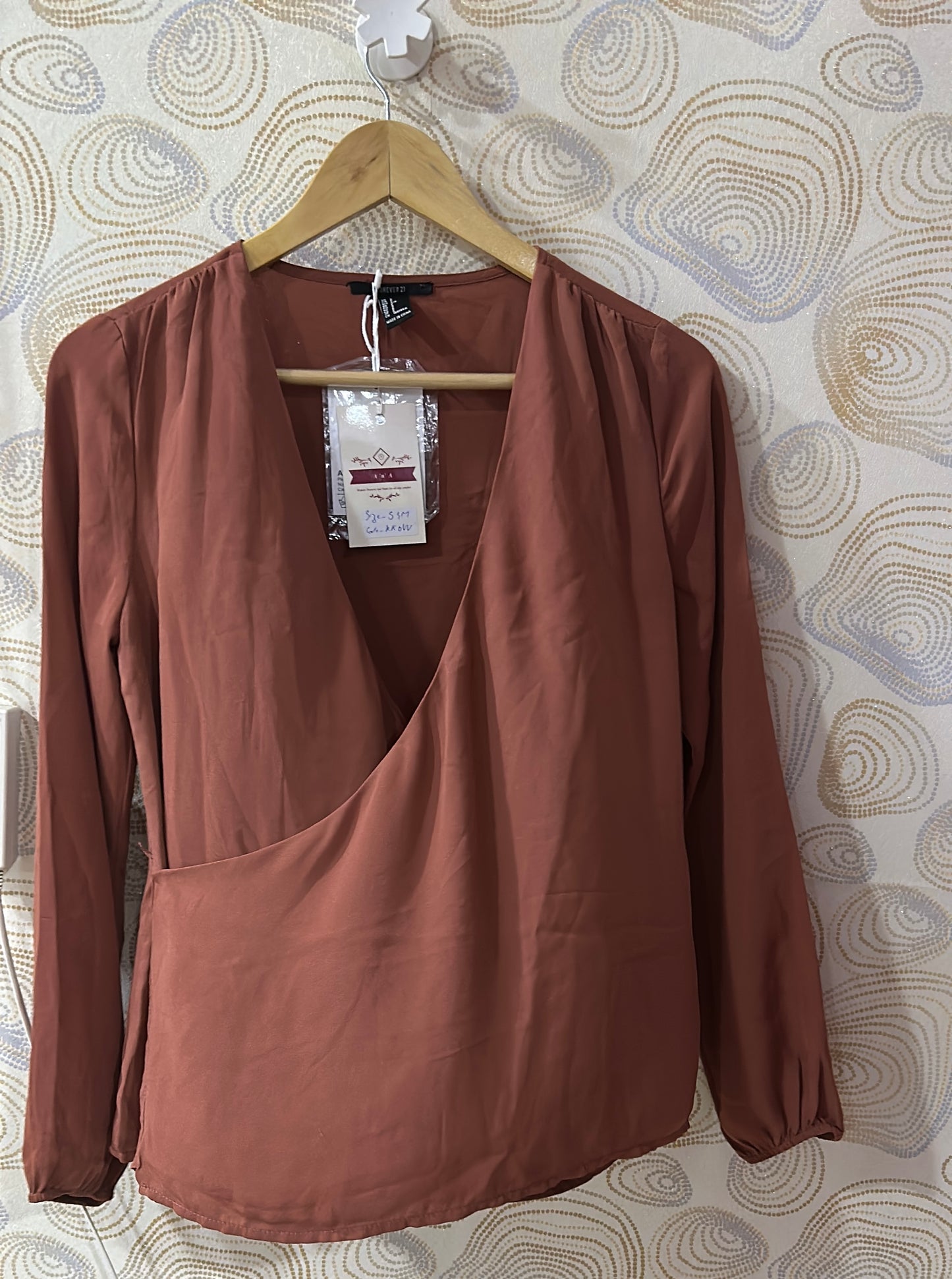 Rust Wrap-around Top