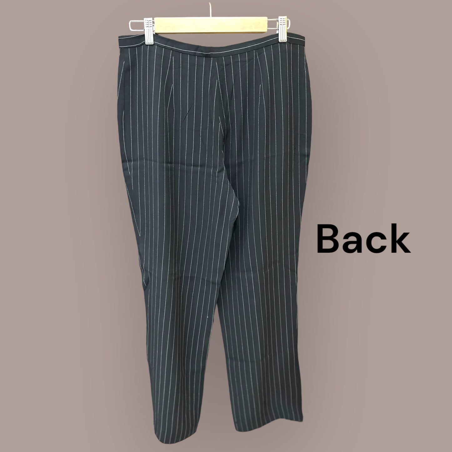 Black Stripes Pants