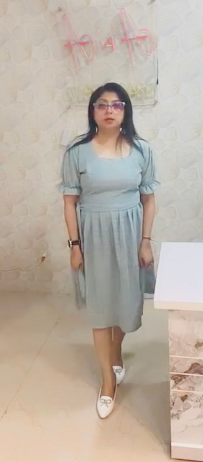 English Green Dress