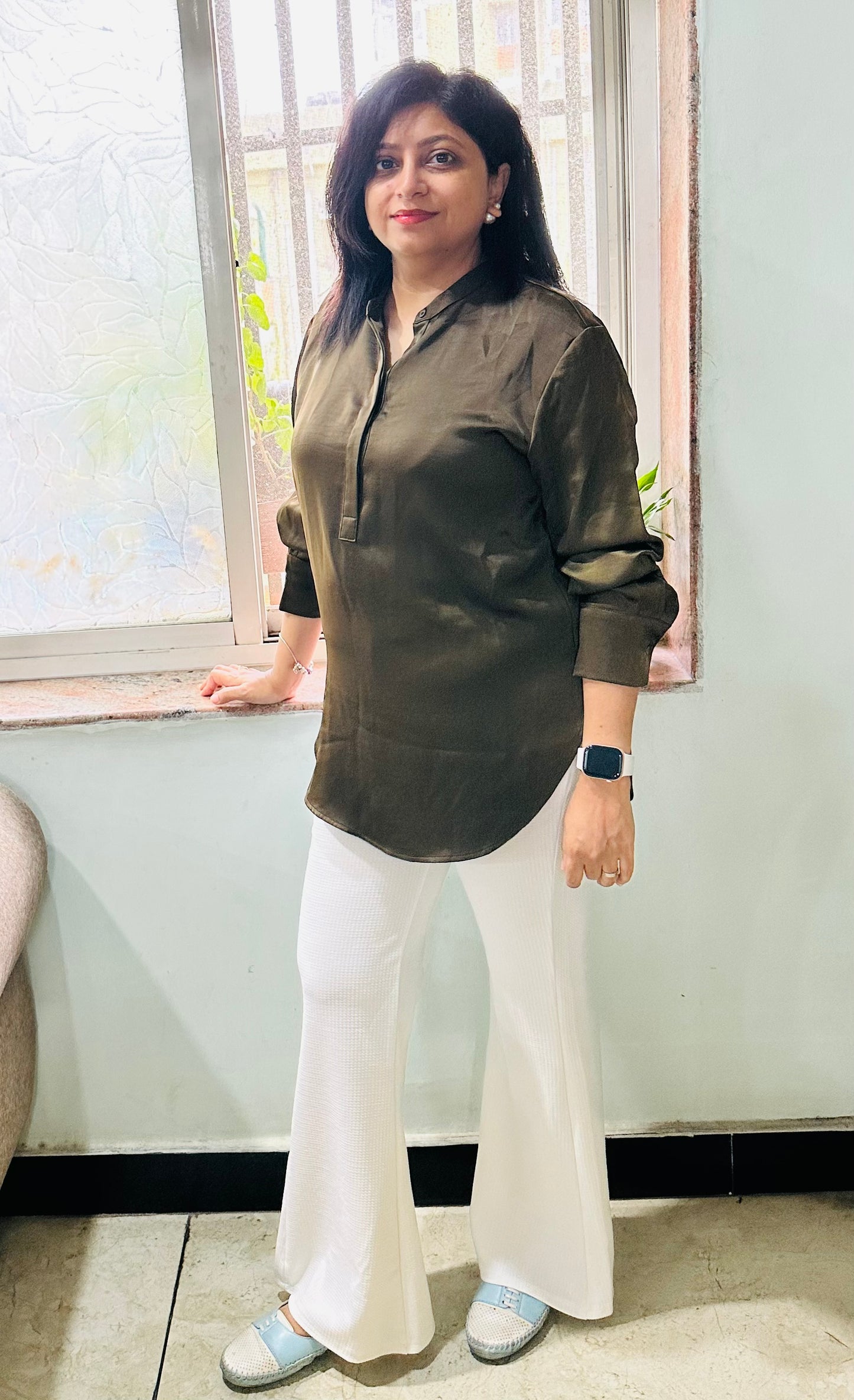 Anti-Wrinkle Bell Bottoms