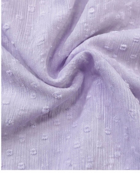 Lavender Swiss Dot Shirt