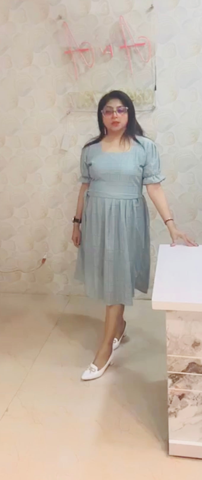 English Green Dress