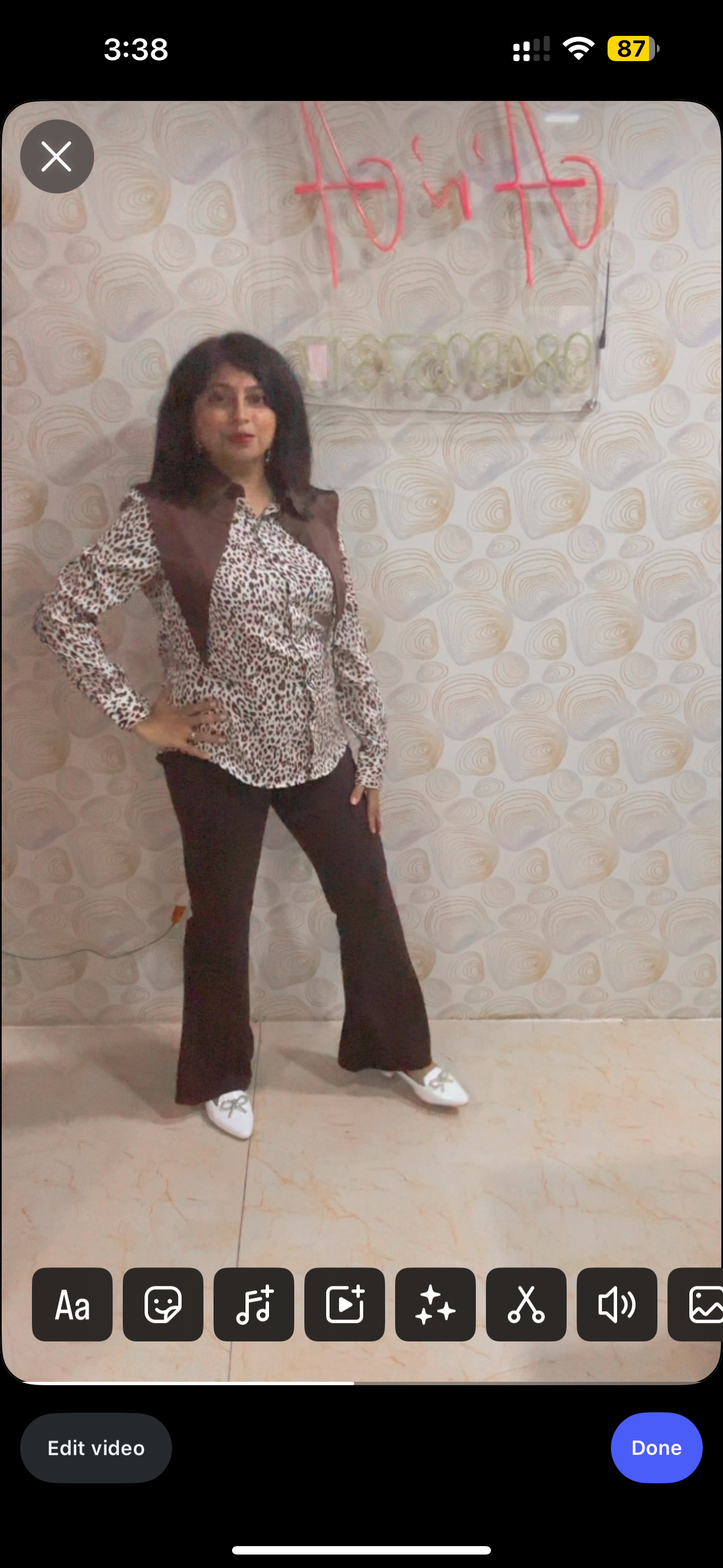 Anti-Wrinkle Brown Bell Bottoms