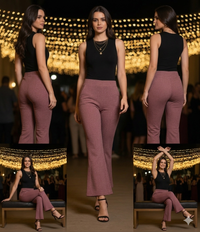 Luxe Ribbed Flare Pants