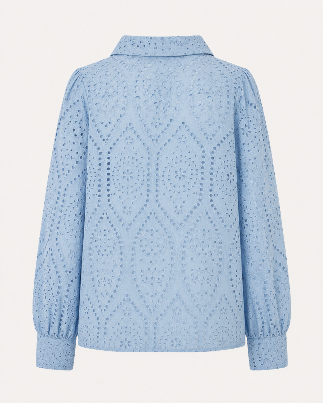 Powder Blue Hakoba Cotton Shirt