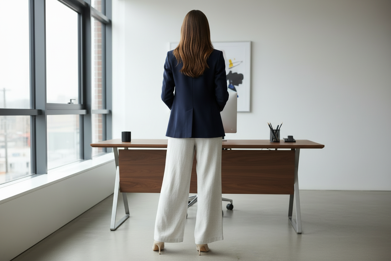 Linen Beige Pants