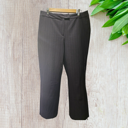 Wine stripes wide-leg formal pants for women by A 'n' A