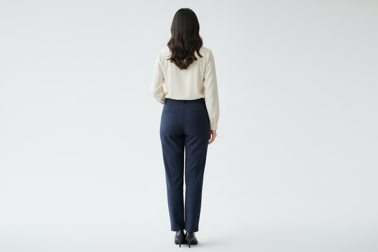 Korean Straight Black Pants