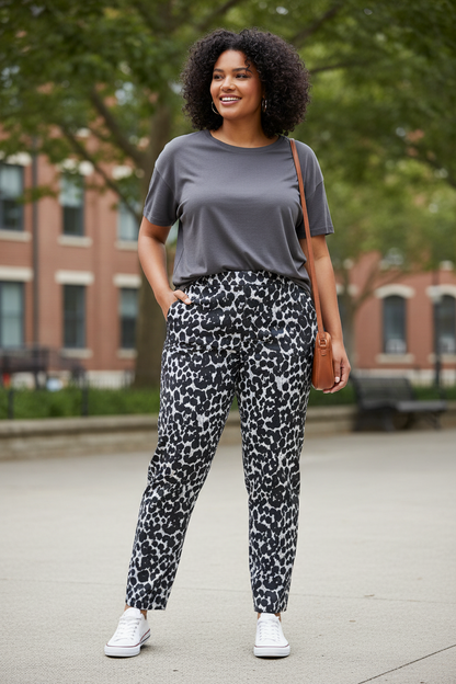 Black/White Animal Print