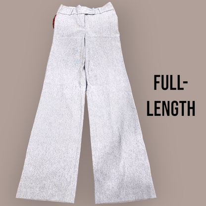 Grey small checks pants, detail view