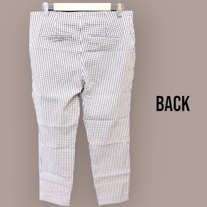 A 'n' A houndstooth straight pants, alternate view