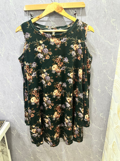 Party Wear Printed Short Dress