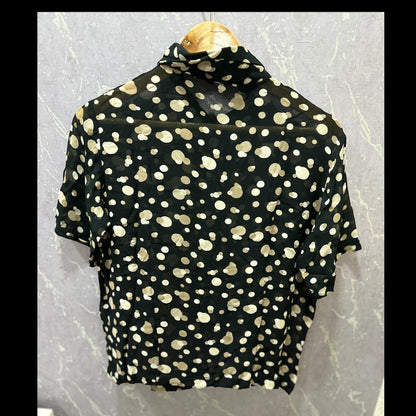 Black Polka Dots Shirt