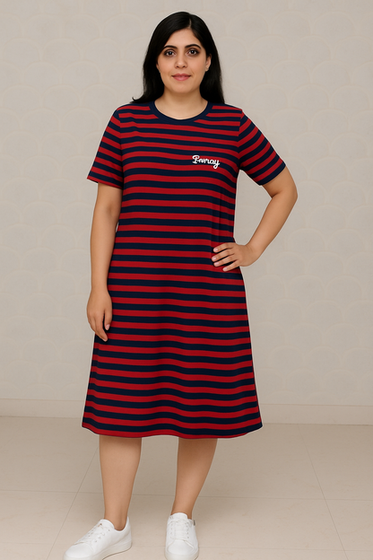 Red T-Shirt Dress
