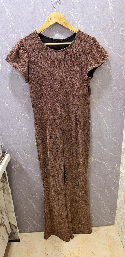 Rose-Gold Party Wear jumpsuit