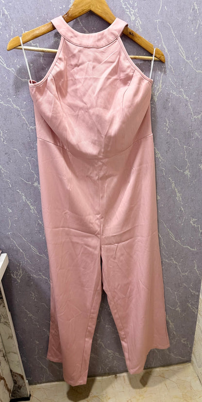 Peach Party-Wear Jumpsuit