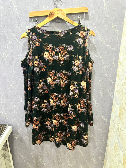 Party Wear Printed Short Dress