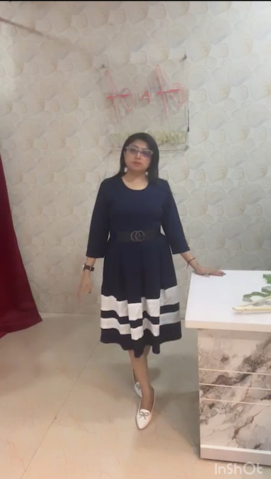 Navy Blue Dress