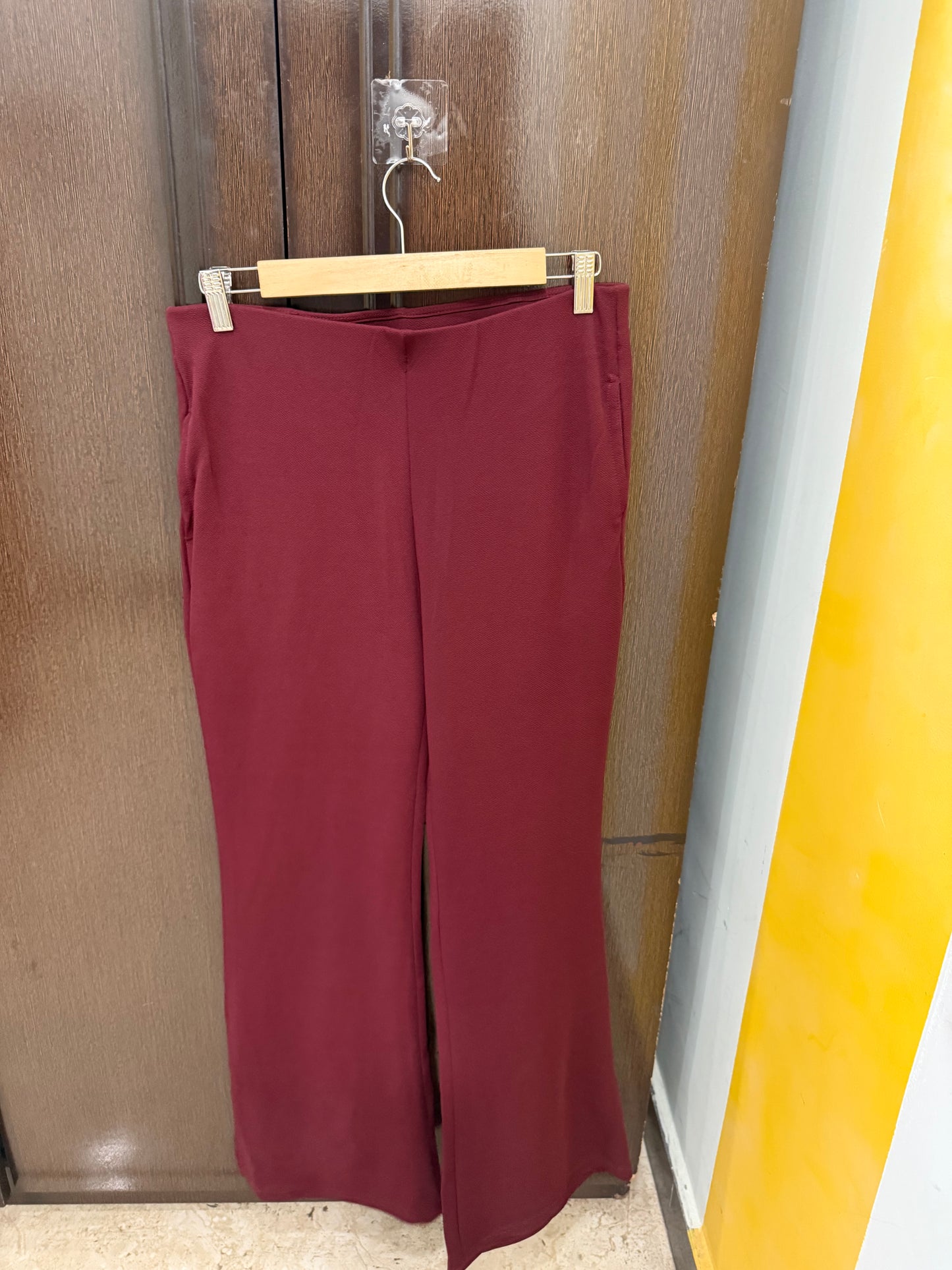 Élan Luxe Bell Bottoms - Wine