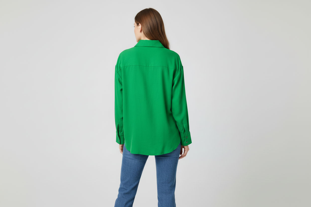 Blue & Green Shirt