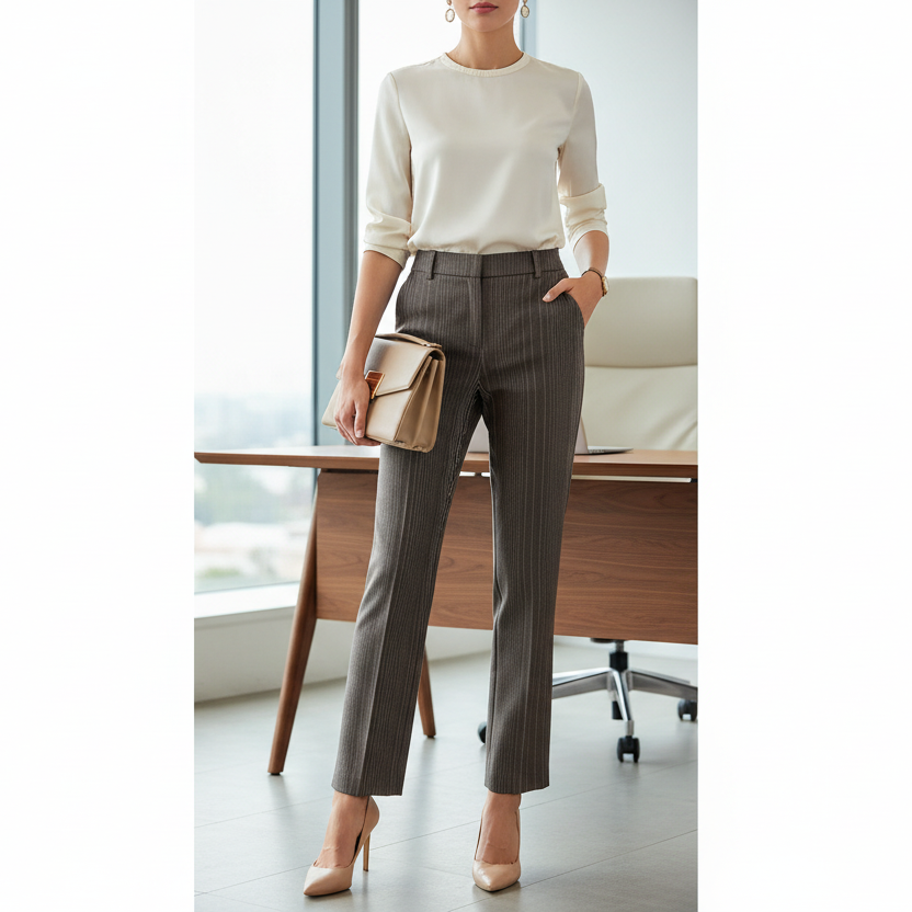 Pants with stripes