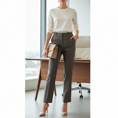 Pants with stripes