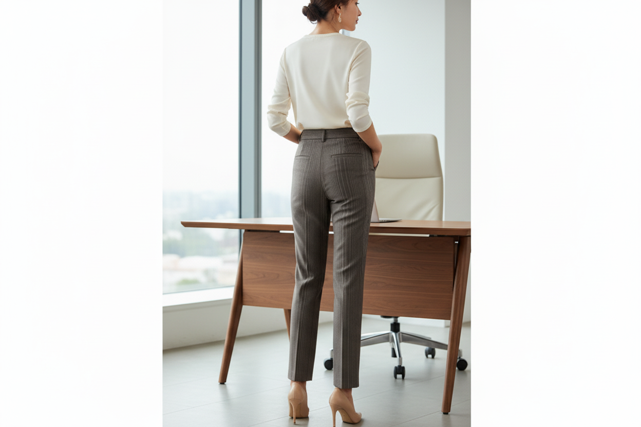 Pants with stripes
