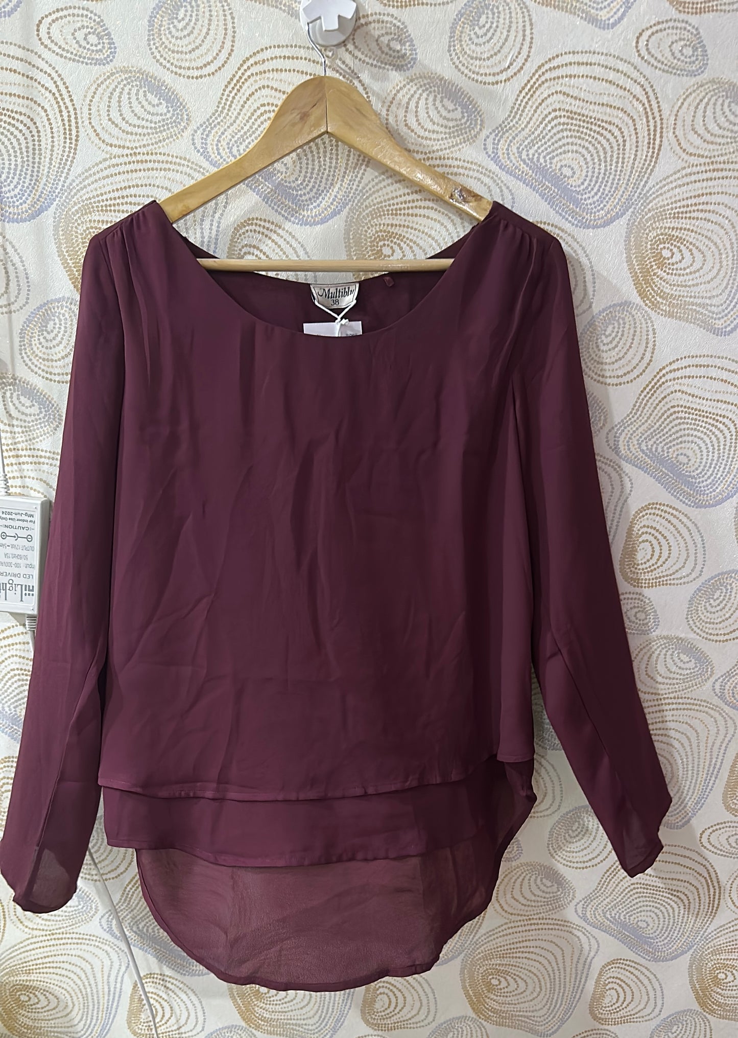 Wine Double Layer Top