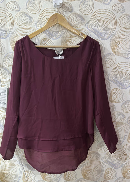Wine Double Layer Top
