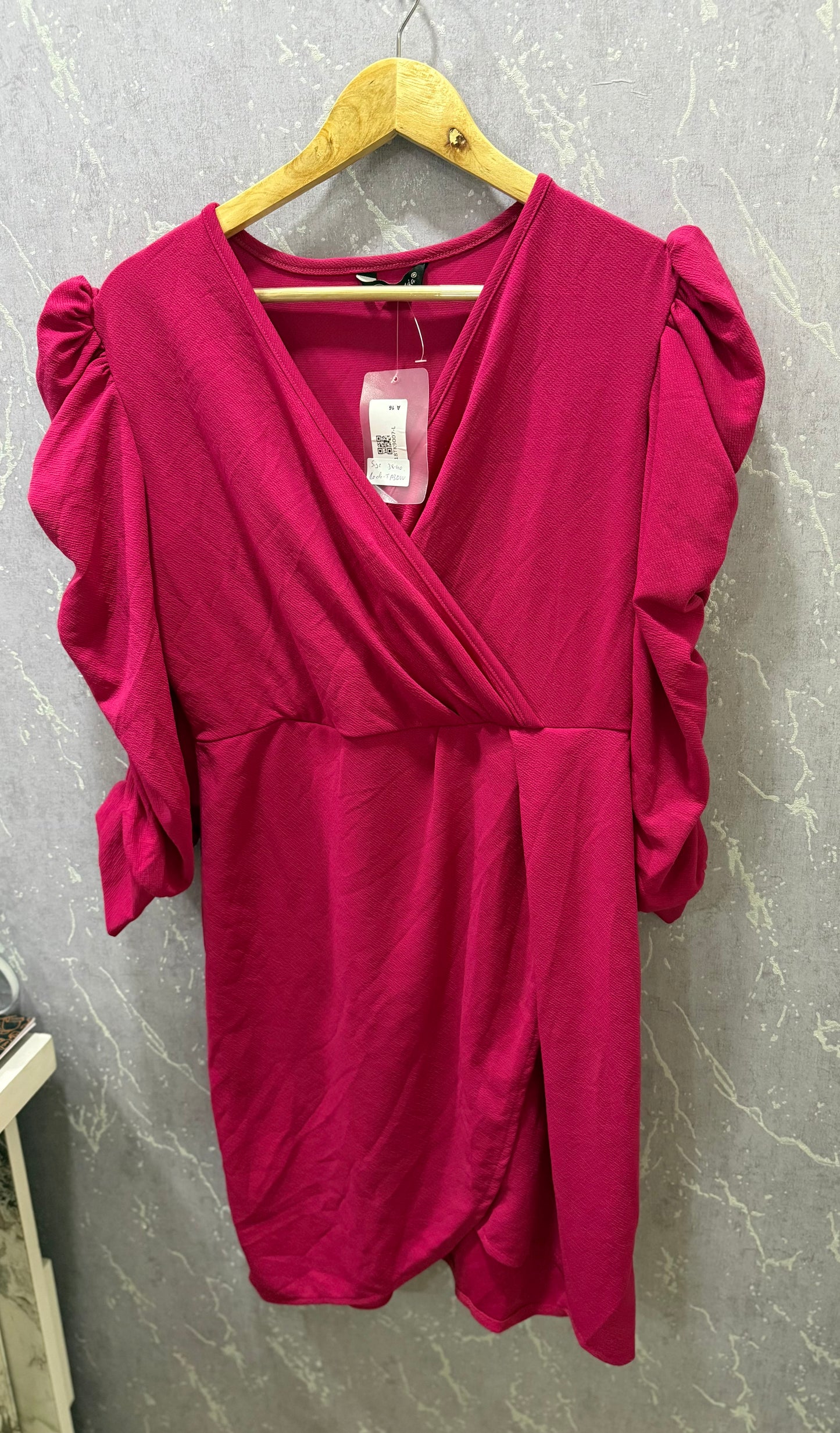 Pink Knee Length Dress