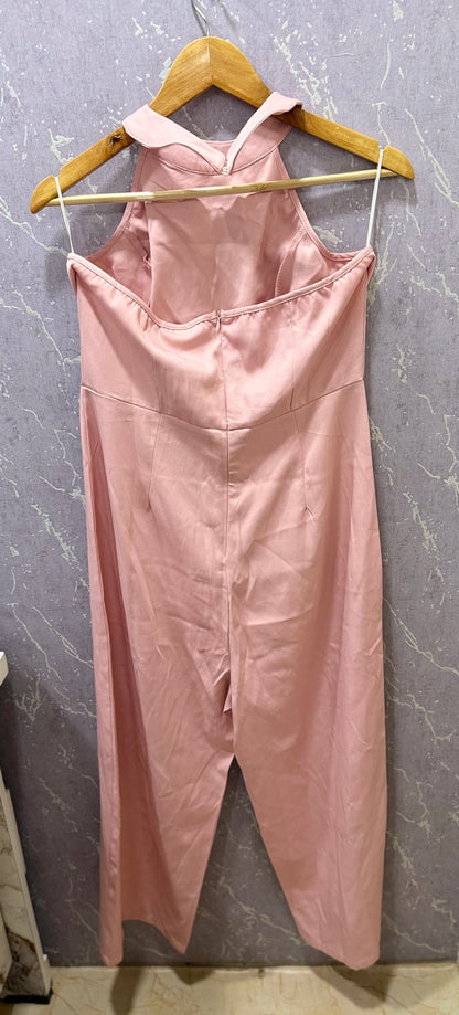 Peach Party-Wear Jumpsuit