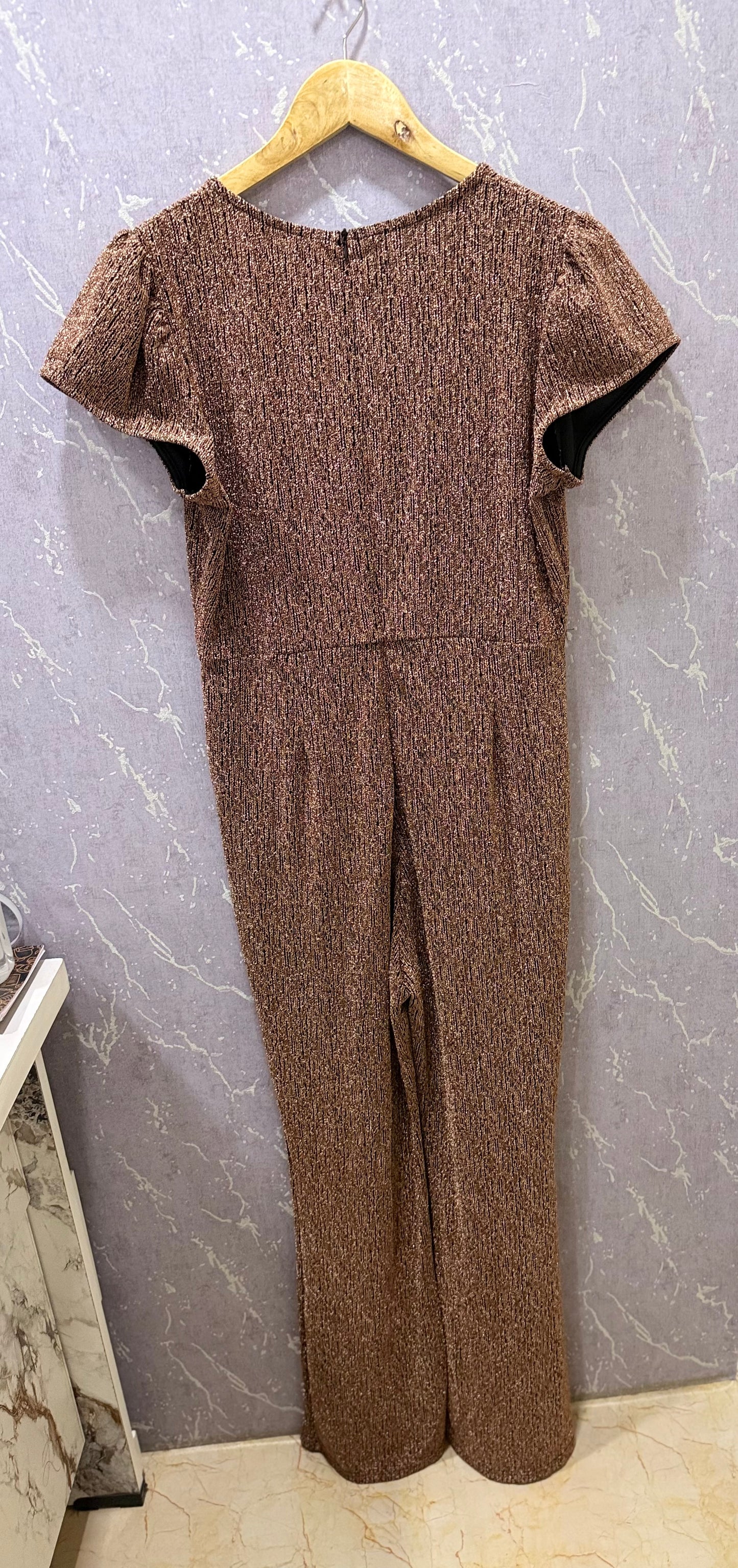 Rose-Gold Party Wear jumpsuit