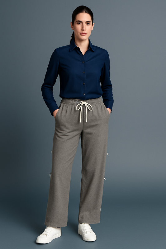 Luxury Side Ribbon Pants