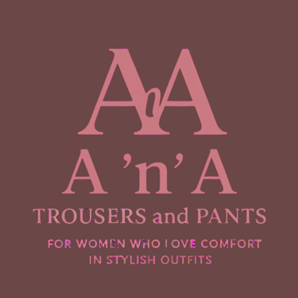 An'A logo with text on a light pink background