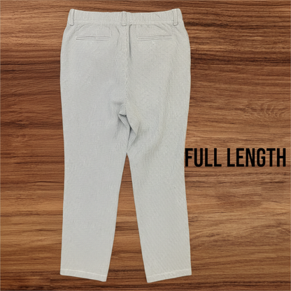 White stripes pants for women, detail view