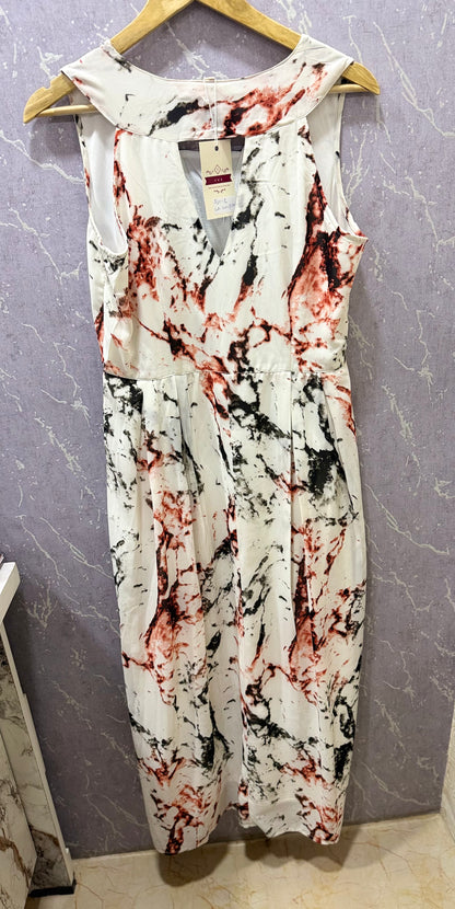 Georgette Full Length Floral Dress