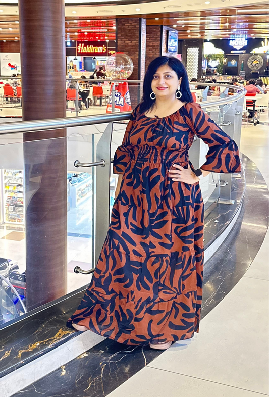 Brown Maxi Dress