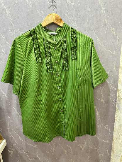 Green Top with Detailing