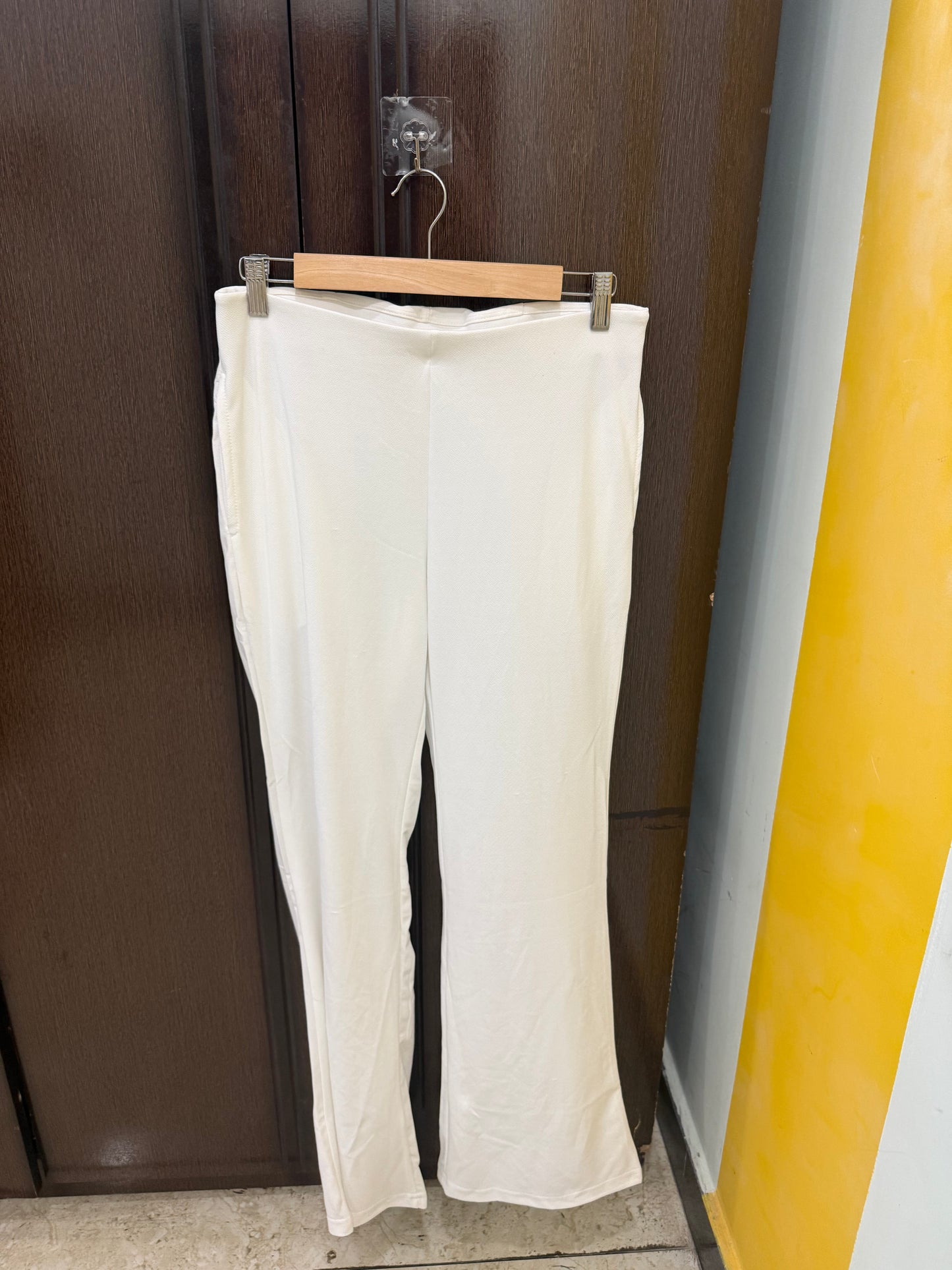 Élan Luxe Bell Bottoms - White