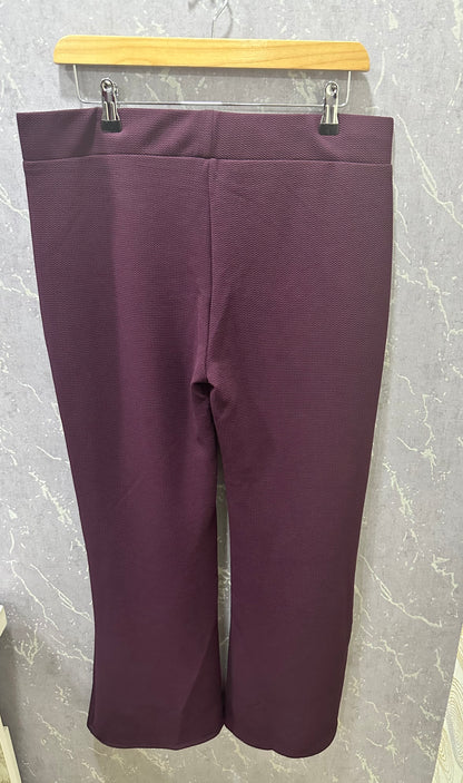 Wine anti-wrinkle bell bottoms – product view