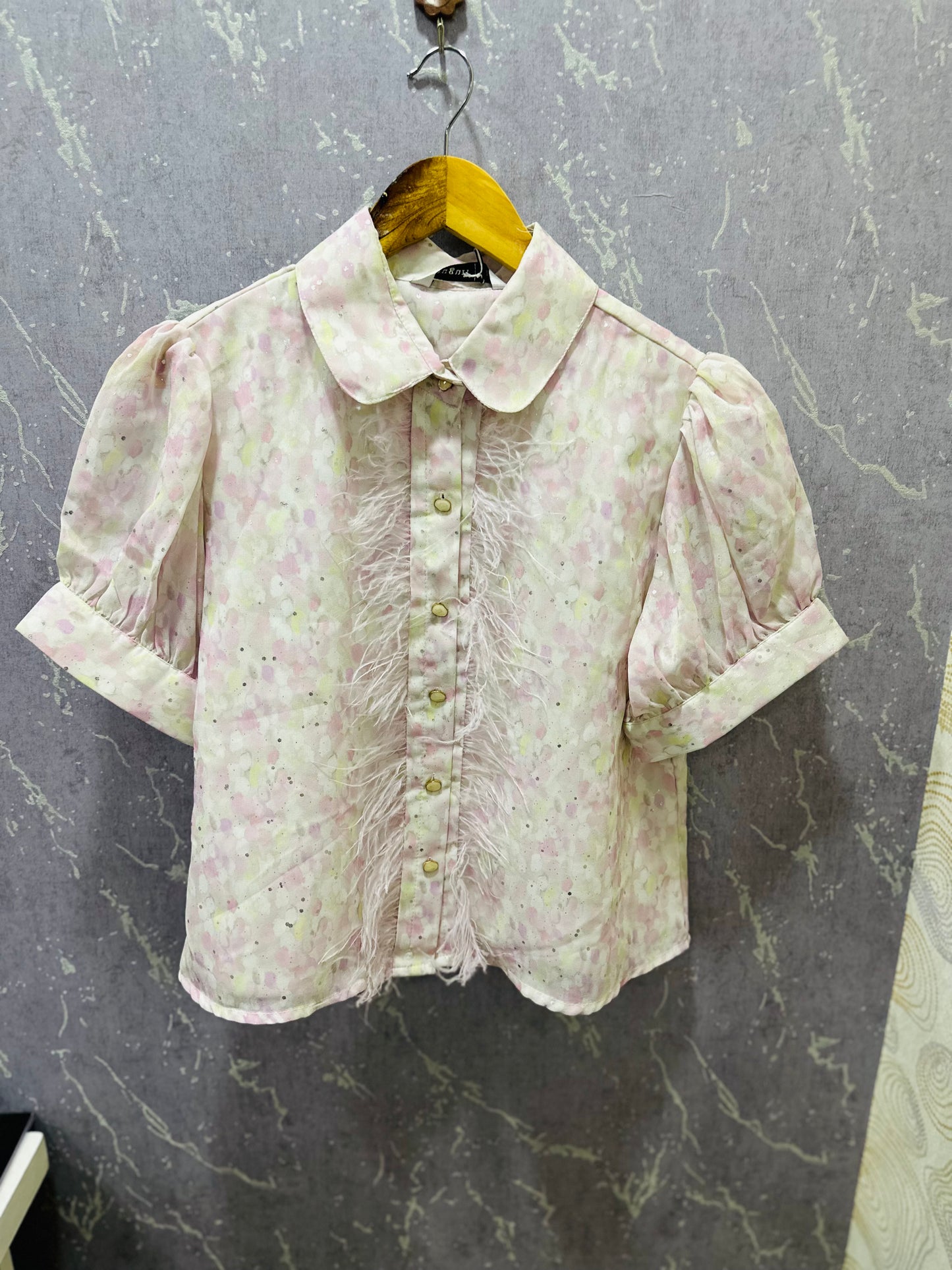 Pink-pants and shirt combo