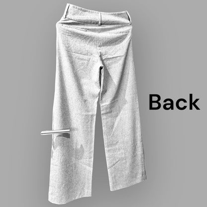 A 'n' A grey checks formal pants, alternate view